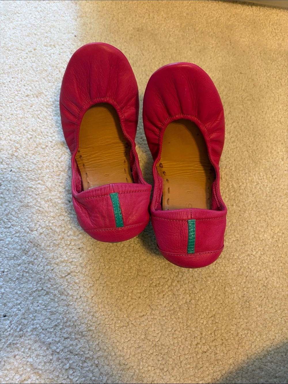 Women’s Tieks Pink Leather Ballet Flats